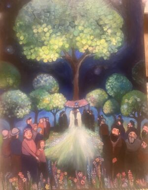 Simcha at the chupah